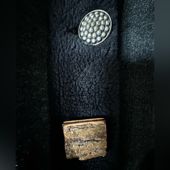 EUC Vintage Lee Anderson Whimsical Fleece Jacket Winter Coat Artful Sweater Art - Picture 8 of 13